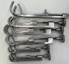 (boneclamp) Lot of 6 Miscellaneous Bone Clamps; Depuy 2527-10(x2), Zimmer 3206(x2)Sklar SM, Dittman