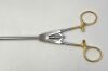 JARIT 600-254 Tungsten Carbide Needle Holder, Curved Left, 5mm 43cm