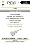 HITACHI C251 Extensive repair capability - C251 Ultrasound Transducer