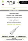HITACHI L64 Extensive repair capability - L64 Ultrasound Transducer