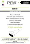 SIEMENS 6C1 HD Extensive repair capability - 6C1 HD Ultrasound Transducer