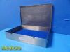 UNBRANDED Mediflex Surgical Storage & Sterilization Case W/ Mat (20.5