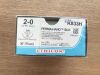 ETHICON K833H Perma-Hand Silk Black Braided Non-Absorbable Suture 2-0 SH TaperPoint, 30in (36/Box)