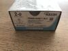 ETHICON K833H Perma-Hand Silk Black Braided Non-Absorbable Suture 2-0 SH TaperPoint, 30in (36/Box)