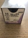 ETHICON J492G VICRYL Undyed Braided Suture 6-0, 18in P-3 Reverse Cutting MultiPass Needle (12/Box)