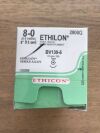 ETHICON 2808G Ethilon Nylon Suture Black Monofilament 8-0, 5in BV130-5 Taper Ethalloy Needle Alloy (12/Box)