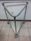 PEDIGO Triangular Linen Pedigo Stainless Steel Triangular Linen Hamper
