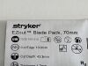 STRYKER Lot of 2 Ezout Blade Pack,70mm 7812-070-001K  Exp.2023-01  (A20) Ezout Blade Pack,70mm