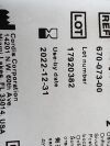 CORDIS XBC 3.5 SH  670-073-00  Exp.2022-12  (a10) 670-073-00 XBC 3.5 SH