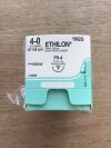 ETHICON 1662G Ethilon Nylon Suture Black Monofilament 4-0 18in PS-4 Reverse Cutting (12/Box)(X)