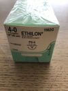 ETHICON 1662G Ethilon Nylon Suture Black Monofilament 4-0 18in PS-4 Reverse Cutting (12/Box)(X)