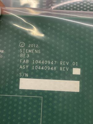 SIEMENS FAB: 10440947 ASY: 10440948  SIEMENS  (2012) BE3 Board  FAB: 10440947 ASY: 10440948  Ultrasound General