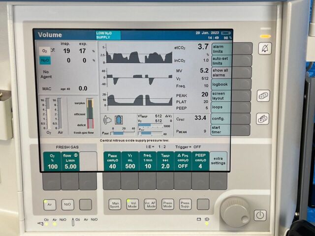 DRAEGER Primus YOM 2008 Anesthesia Machine