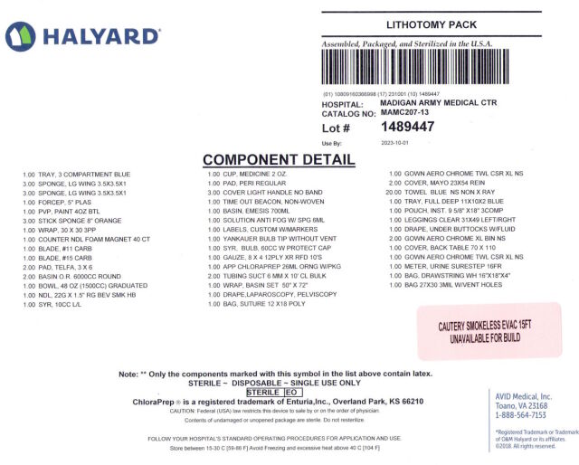 HALYARD MAMC207-13 Lithotomy Pack (2023/10)