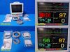 FUKUDA DENSHI 2010  DS-7200   W/ Patient Leads, NBP, SpO2, ECG, Temp ~ Monitor