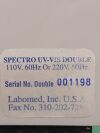 LABOMED Spectro UV-VIS Double PC Spectrophotometer Spectrophotometer