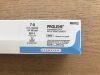 ETHICON M8702 Prolene Suture Blue Monofilament 7-0 BV-1 24in, MS/4 (12/Box)(X)
