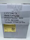 GYNEX 8200 Box of 12 STERILE VACUUM TUBING SETS