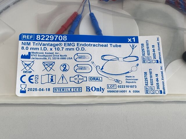 MEDTRONIC NIM TriVantage  8229708    Exp.2025-04  (Q25) 8229708