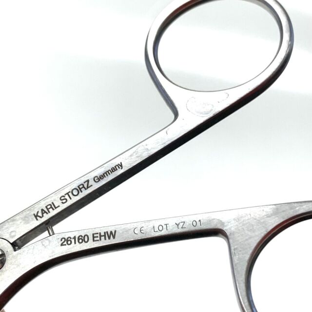 KARL STORZ 26160 EHW SCISSOR, BLUNT, SINGLE ACTION JAWS