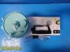ARMSTRONG MEDICAL VACUUM PUMP S-Scort Duet MODEL 2014A W/ Canister
