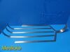 PILLING Surgical Teleflex Gomez Retractor Set Components W/ Case
