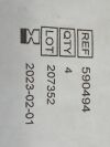 IVY BIOMEDICAL Bag of 174   AccuScan-EG  590494   Exp.2023-02  (Q11) 590494 AccuScan-EG