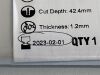 STRYKER Ezout Blade Pack ,68mm 7812-068-001K   Exp.2023-02  (Q18) 7812-068-001K Ezout Blade Pack ,68mm