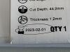 STRYKER Ezout Blade Pack, 72mm  7812-072-001K   Exp.2023-02  (Q18)  7812-072-001K Ezout Blade Pack ,72mm