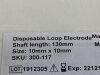 MARINA MEDICAL Lot of 3  Disposable Loop Electrode  300-117   Exp.2022-12  (Q18) 300-117 Disposable Loop Electrode