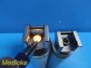 2X Valuemed LED Greenline & Heine Halogen Fiber Optic   Laryngoscope Handle