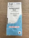 ETHICON A304H Perma-Hand Silk Black Braided 3-0, 30in (36/Box)