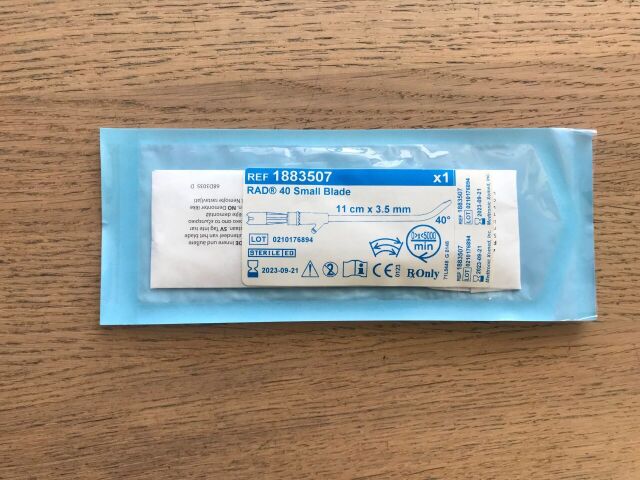 MEDTRONIC 1883507 RAD 40 Small Blade 11cm 3.5mm