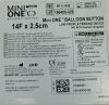 AMT M1-5-1425 Mini One Balloon Button Low Profile Feeding Device, 14FR X 2.5cm (X)