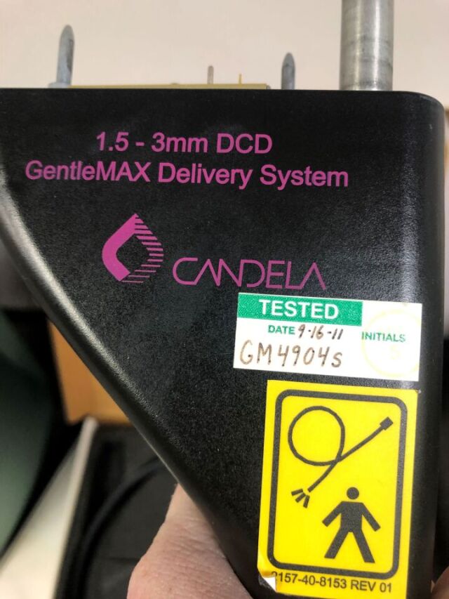 CANDELA GentleMax  GentleMax 755/1064nm ~Hair removal~Skin Rejuvenation~Warranty