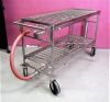  Sterilizer Washer Rack w/ Hose Manifold Cart
