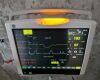GE B450 with E-sCO module and Patient module on stand Anesthesia Monitor