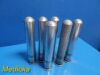 HAMILTON 6X  Bell GSK Vanguard Series Stainless Steel Tube Inserts+Cushions