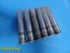 HAMILTON 6X  Bell GSK Vanguard Series Stainless Steel Tube Inserts+Cushions
