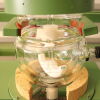 CHEMGLASS 300mL Jacketed Process Reactor Fermenter Vessel Fermenter