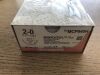 ETHICON MCP945H Monocryl Plus Antibacterial Undyed Monofilament Absorbable Suture2-0 CT-1 Taperpoint 36in (36/Box)(X)