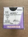 ETHICON V449G VICRYL Violet Monofilament Suture 9-0, 12in CS160-8 (12/Box)(SD)
