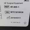 MEDTRONIC REF 40-405-1 HF  HF Surgical Equipment, MFD 2016, Software Version 1.0