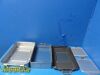 AESCULAP BD V. Mueller Genesis Sterilization Container W/ Instrument Basket