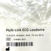 GE REF 416467-003 Multi-Link ECG Leadwire 5-ld V2-6, Grabber, AHA, 74 cm/ 29 in