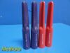 4X Cardinal Health Drucker P/N 7713100 Kit Tube Adapters, Red & Purple
