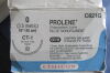 ETHICON Ref: C821G PROLENE Polypropylene Monofilament Suture, Blue, CT-1 Needle, Size 0, 8"-18", Exp. 07/2021 & 09/2022 BOX of 16 Sutures