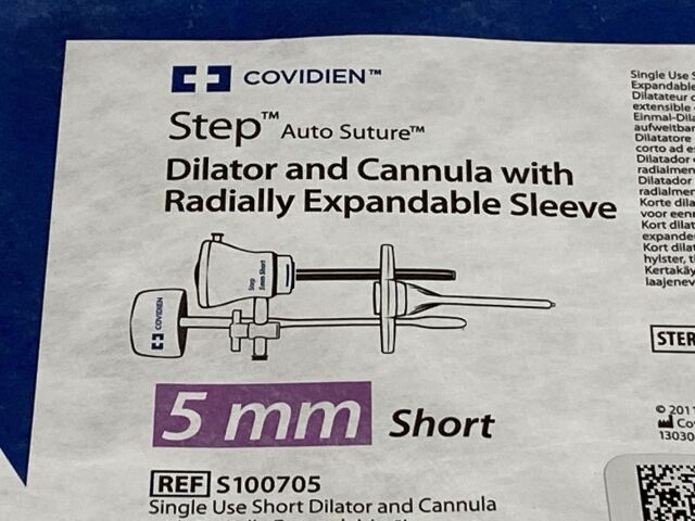 COVIDIEN Step Dilator and Cannula  S100705    Exp.2022-06  (H7 ) S100705 Step Dilator and Cannula