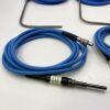 PILLING (S358PRA (x3), 52-7862 (x3)) Lot of 6 Fiber Optic and Light Carrier Cables, Blue