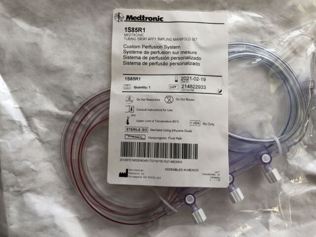 MEDTRONIC 1S85R1 Tubing Affinity Sampling Manifold Set (X)